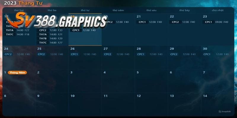 Lịch Đá Gà SV388 - Cập Nhật Mới Nhất & Cách Theo Dõi Dễ Dàng 2 mục quan trọng trong bảng lịch thi đấu