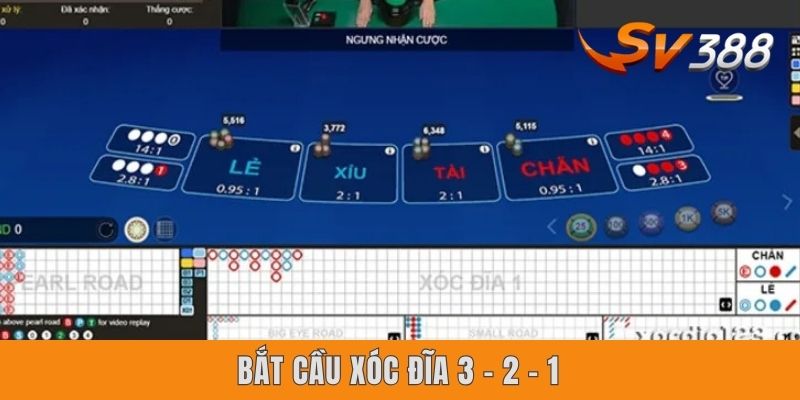 Bắt cầu xóc đĩa 3 - 2 - 1