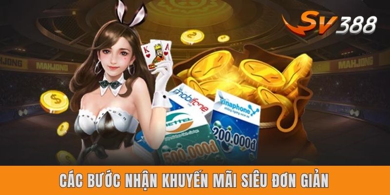 Sv388 Tặng 88k | Free Bet Chơi Tẹt Ga Không Lo Hết Vốn Các bước nhận khuyến mãi siêu đơn giản