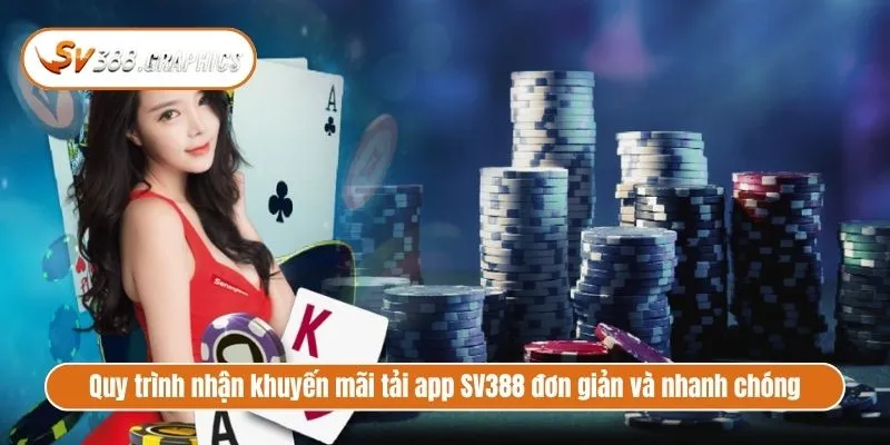 Quy trình nhận khuyến mãi tải app SV388 đơn giản và nhanh chóng